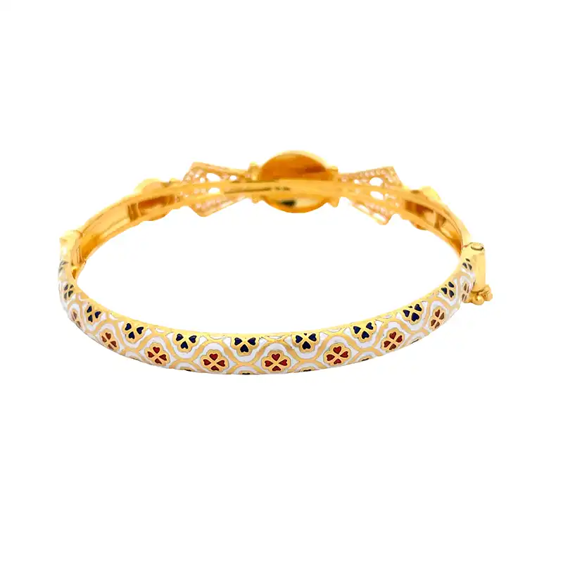 Meenakari 22K Gold Fashion Bangle